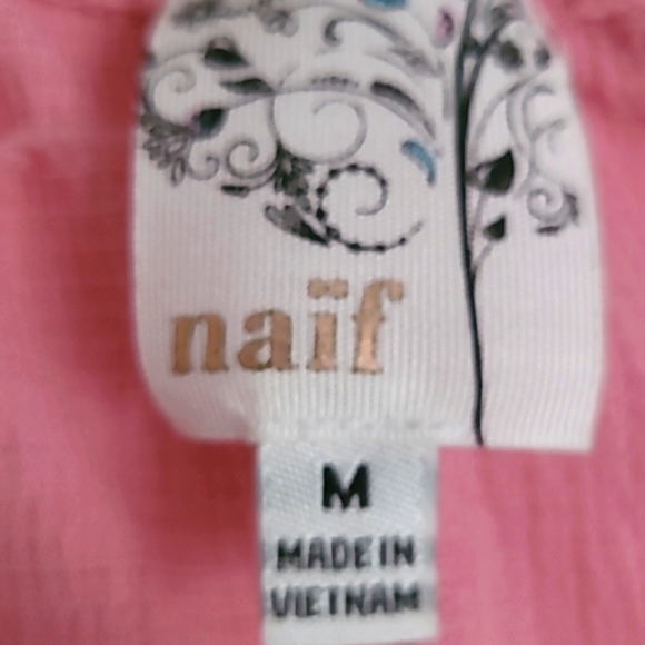 Pale Pink Top Tie Neck Detail on Sleeves Medium - Picture 4 of 4